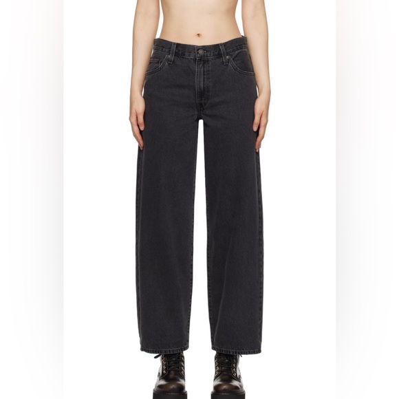 LEVIS BAGGY DAD JEAN SIZE 26” WAIST 30” INSEAM IN COLOUR BOOT BARN STONE - Picture 1 of 12